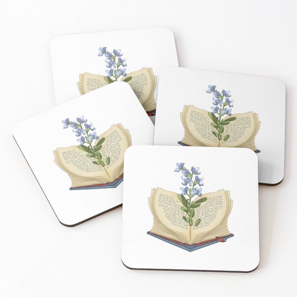 Item preview, Flowers Growing From Book | A beautiful light blue  Antirrhinum majus | Little Blue Flowers S designed and sold by CircinusStore.