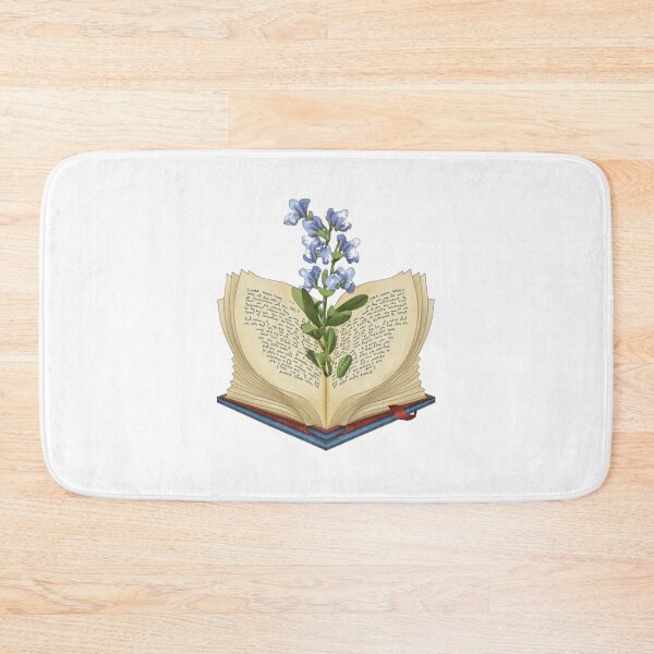 Item preview, Flowers Growing From Book | A beautiful light blue  Antirrhinum majus | Little Blue Flowers S designed and sold by CircinusStore.