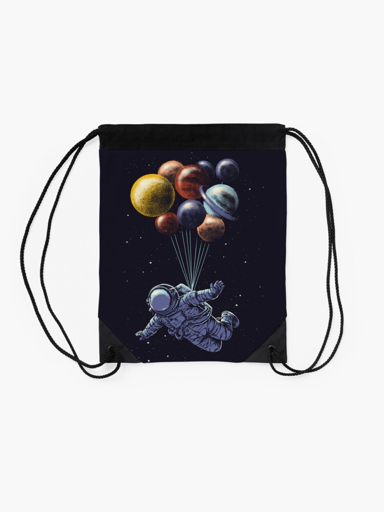 Alternate view of Space Travel Drawstring Bag