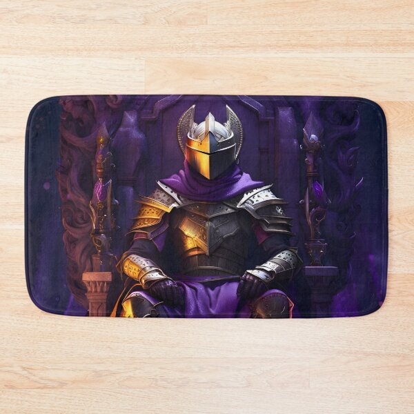 Item preview, The Demon's Dark Soul – Warrior in Plate Armor on the Stone Throne #01 designed and sold by BeNiceOrDie.