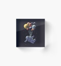 Bloque acrílico Viaje espacial