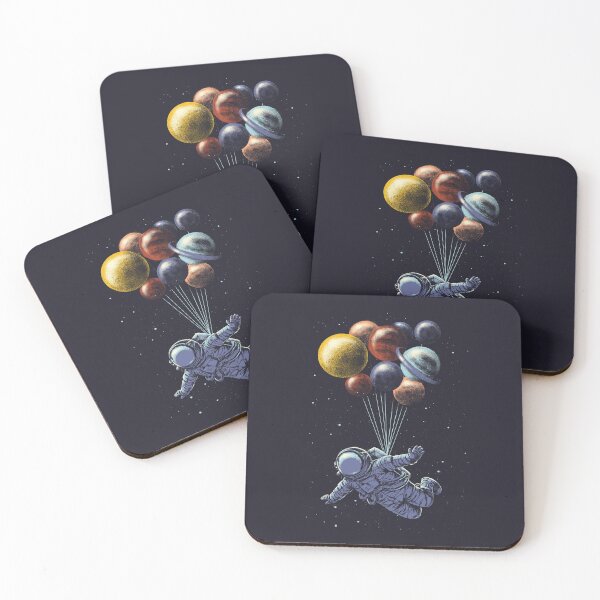 Space Travel Coasters (Set of 4)