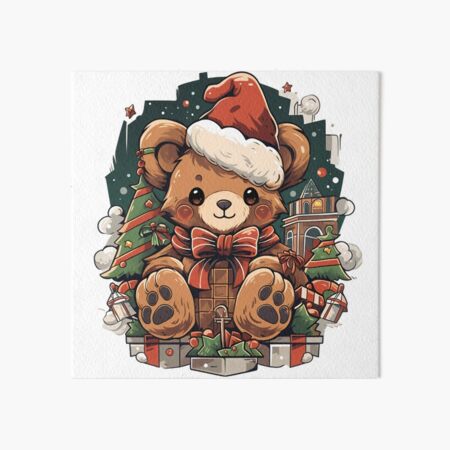 Artikel-Vorschau von Weihnachtsteddy 2, designt und verkauft von ARTistCyberello.