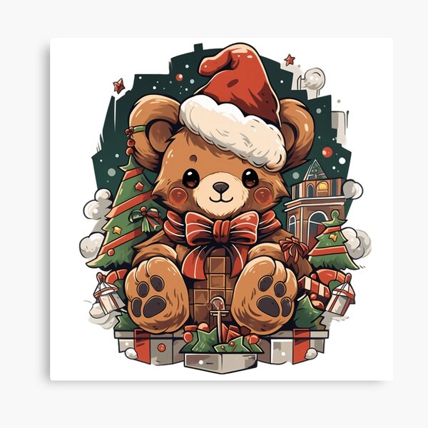 Artikel-Vorschau von Weihnachtsteddy 2, designt und verkauft von ARTistCyberello.