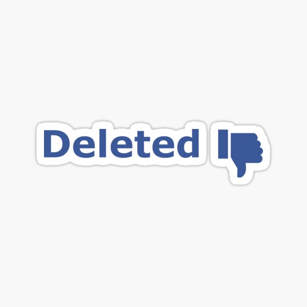 Item preview, Facebook Deleted Thumbs Down, Social Network, Social Media, Cambridge Analytica, Private Infomation, Abused Data, T-Shirt designed and sold by prezziefactory.