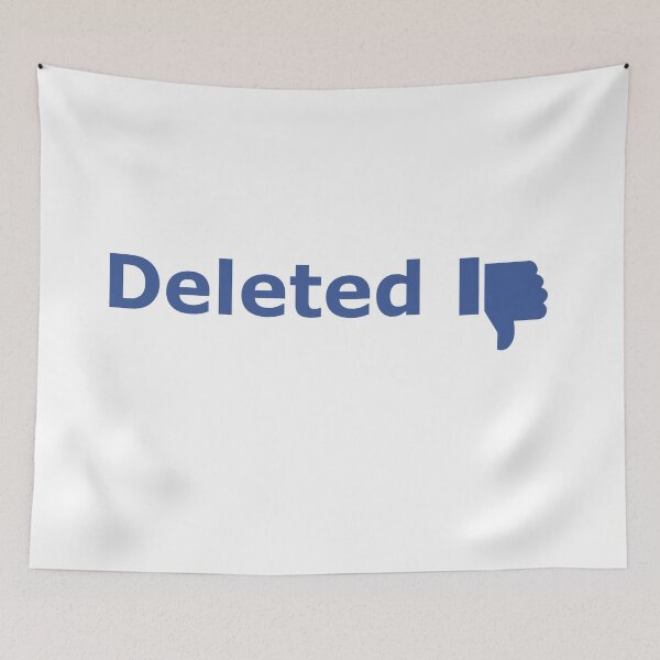 Item preview, Facebook Deleted Thumbs Down, Social Network, Social Media, Cambridge Analytica, Private Infomation, Abused Data, T-Shirt designed and sold by prezziefactory.