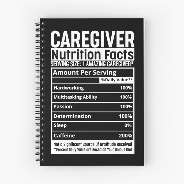 Item preview, CAREGIVER NUTRITION FACTS SERVING SIZE 1 AMAZING CAREGIVER designed and sold by BorczVisuals.