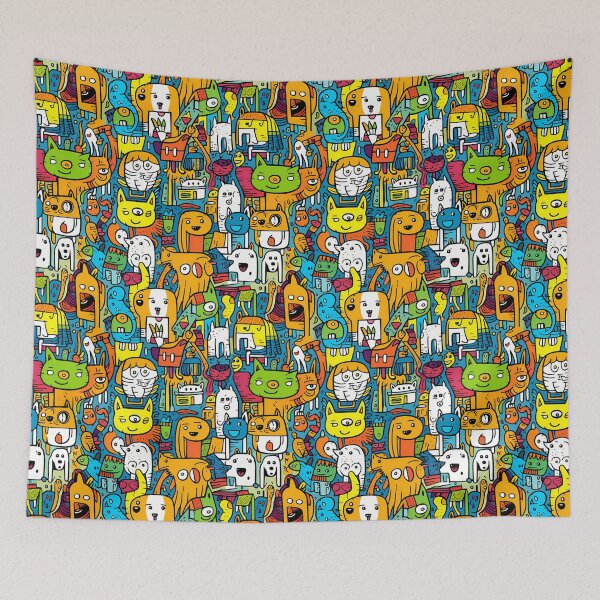 Item preview,  Cute Dogs in a Rainbow designed and sold by HisoTorDesign.