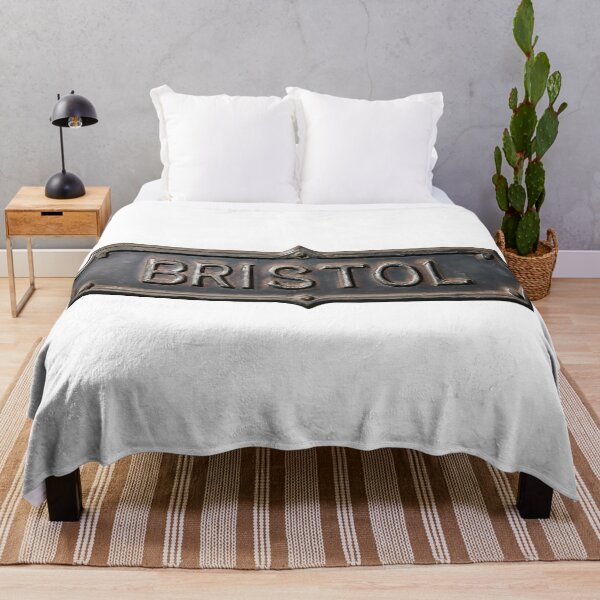Item preview, Bristol - Vintage AI Generated Street Sign designed and sold by SorryFrog.