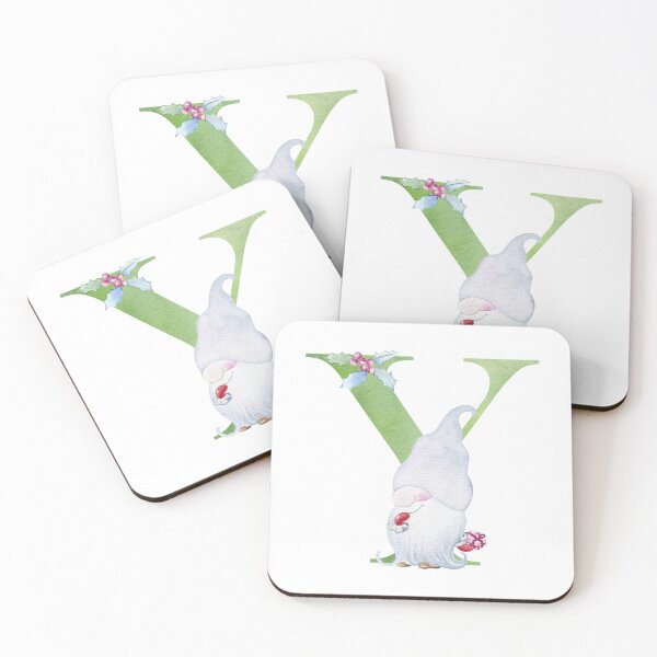 Item preview, Watercolor christmas letter Y designed and sold by tapilipa.