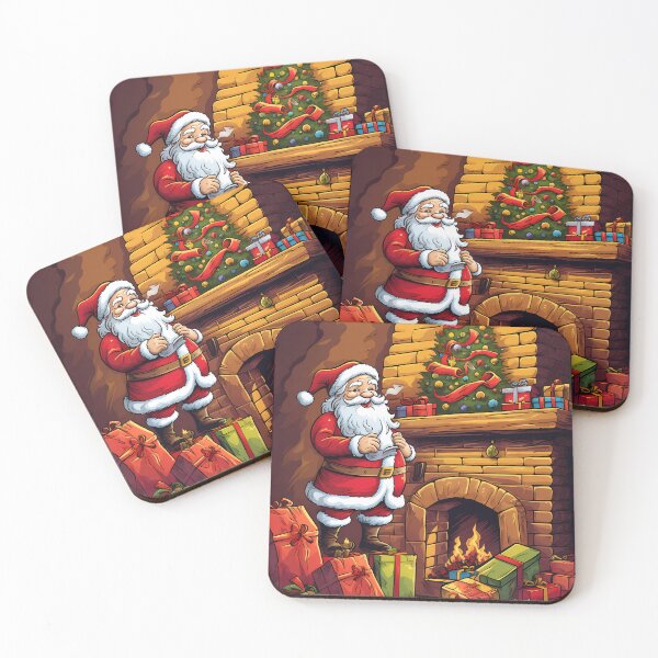 Item preview, “Christmas Joy: Santa Claus and his presents” designed and sold by Art-Vortex-fr.
