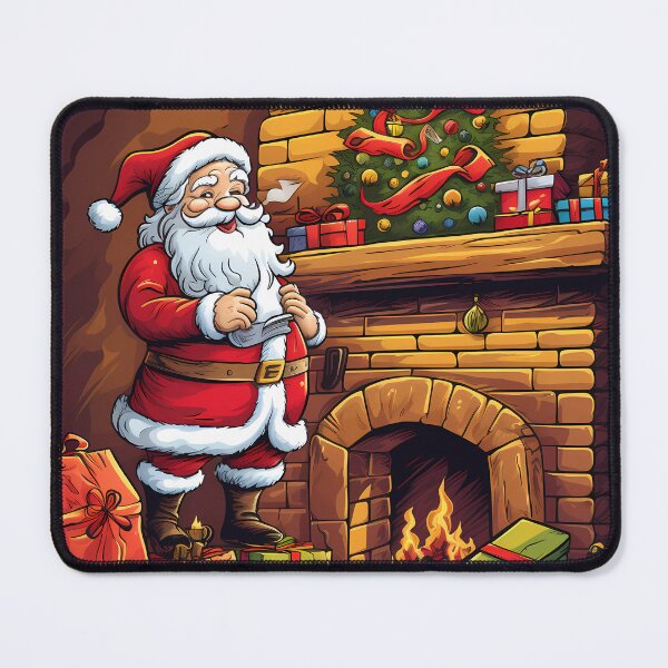 Item preview, “Christmas Joy: Santa Claus and his presents” designed and sold by Art-Vortex-fr.