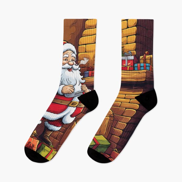 Item preview, “Christmas Joy: Santa Claus and his presents” designed and sold by Art-Vortex-fr.