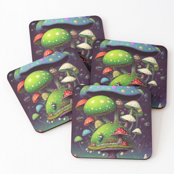 Item preview, mushroom house, kids, fun, childish, cheerful, cartoon, children, colorful designed and sold by Cyber Kids.
