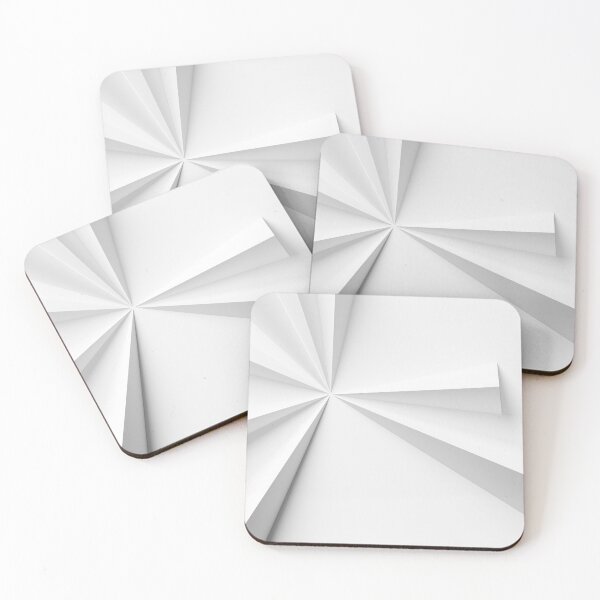 Item preview, Large white triangle shapes from center geometrical background  designed and sold by UDDesign.