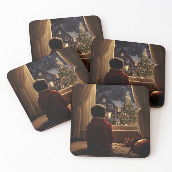 Item preview, Young Boy Waiting on Santa on Christmas Eve designed and sold by dcrc.
