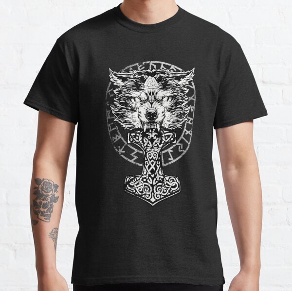 Fenrir Tattoo T-Shirts for Sale | Redbubble