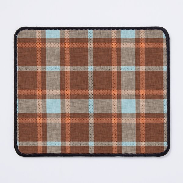 Item preview, Apricity Plaid Cozy Chocolate Brown designed and sold by susycosta.