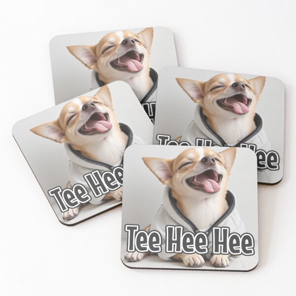 Item preview, AI-Generated Dog 01 "Tee Hee Hee" designed and sold by Cliff-Qi.