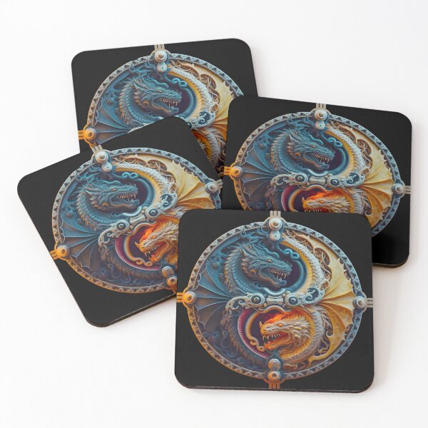 Item preview, Yin Yang Dragon designed and sold by Angry Swan Designs.