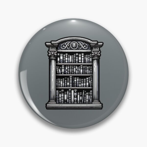 Item preview, Ancient Bookshelf filled with Books - bookish stuff  designed and sold by Truck Stop One.