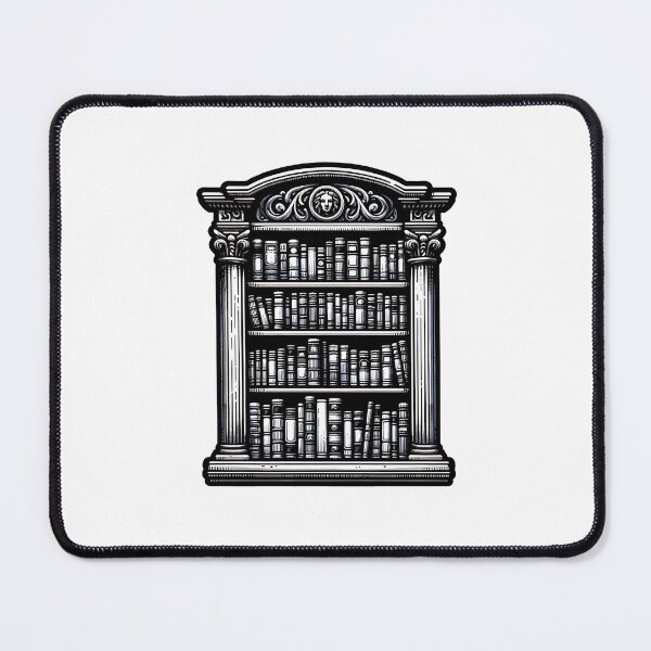 Item preview, Ancient Bookshelf filled with Books - bookish stuff  designed and sold by Truck Stop One.
