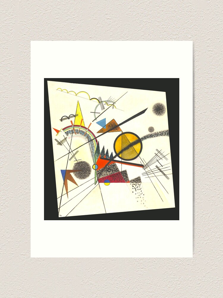 Reproduction Tableau Kandinsky - In The Black Square 1923 - Impression D'art