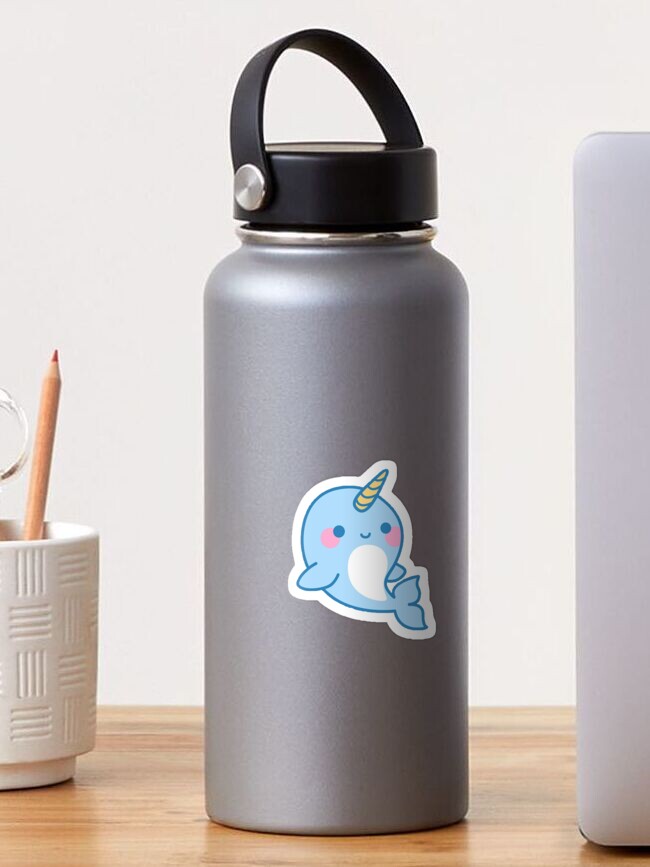  Narwhal Sticker Kawaii Stickers Waterbottle Sticker Tumblr  Stickers Laptop Stickers Vinyl Stickers : Electronics