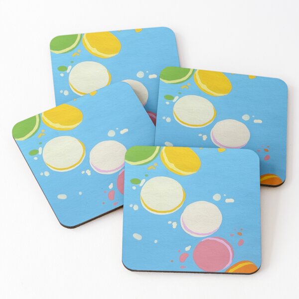 Item preview, Sweet Macaroons Home Decor Original Art Print designed and sold by Michaela Cernejova.