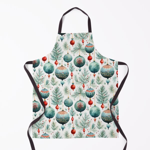 Artikelvorschau, Aquarell-Weihnachtsbaumschmuck-Muster entworfen und verkauft von Sp3ctrumOfColor.