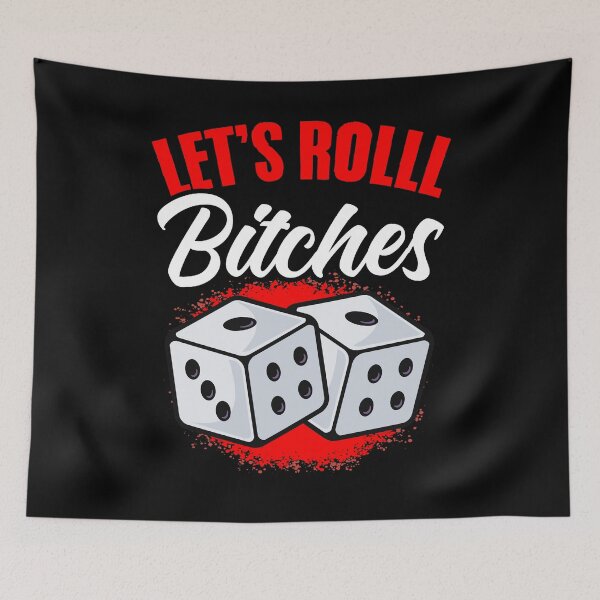 Item preview, Let's Roll Bitches Funny Player Bunco Dice Game Party Night T-Shirt designed and sold by stmpdwrld.