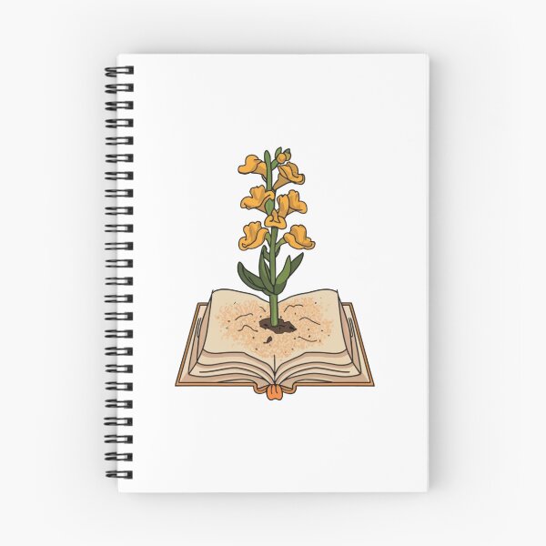 Item preview, Flowers Growing From Book | A beautiful light yellow  Antirrhinum majus designed and sold by CircinusStore.