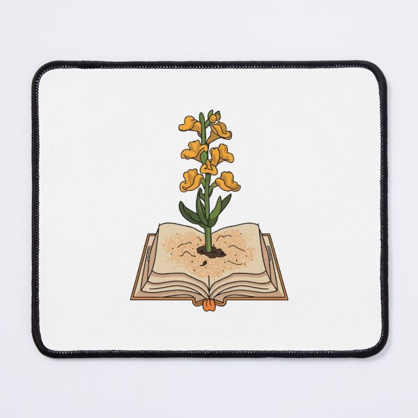 Item preview, Flowers Growing From Book | A beautiful light yellow Antirrhinum majus designed and sold by CircinusStore.