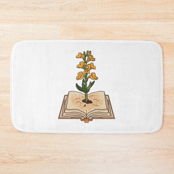 Item preview, Flowers Growing From Book | A beautiful light yellow  Antirrhinum majus designed and sold by CircinusStore.