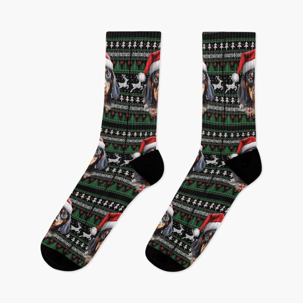 Item preview, Christmas Dachshund Dog Ugly Holiday Sweater Doxie Wiener designed and sold by elvisg03.