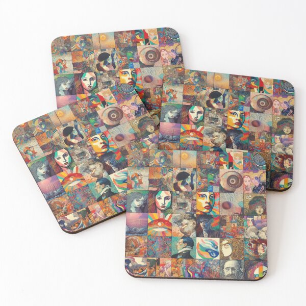 Item preview, Whimsy Collage Pop Art - home decor designed and sold by crea8iveway.