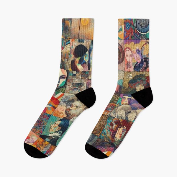 Item preview, Whimsy Collage Pop Art - home decor designed and sold by crea8iveway.