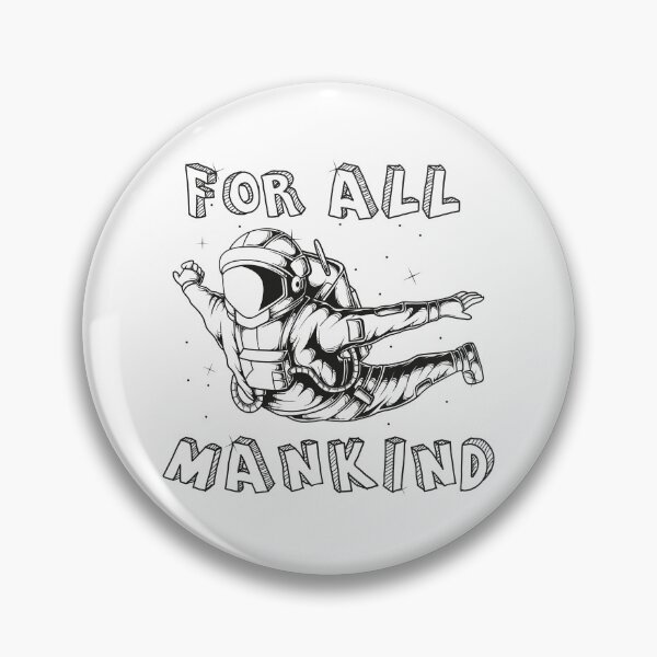 Item preview, For all mankind sketched Astronaut  designed and sold by DragonflyLP.