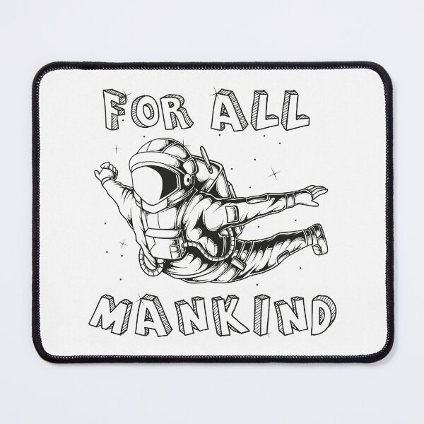 Item preview, For all mankind sketched Astronaut  designed and sold by DragonflyLP.
