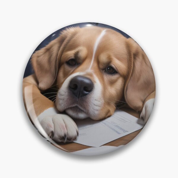 Item preview, AI-Generated Dog 01 "Too Much Hassle" designed and sold by Cliff-Qi.