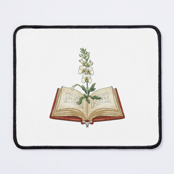 Item preview, Flowers Growing From Book | A beautiful white Antirrhinum majus designed and sold by CircinusStore.