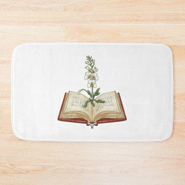 Item preview, Flowers Growing From Book | A beautiful white Antirrhinum majus designed and sold by CircinusStore.