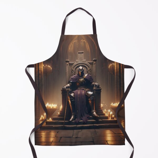Item preview, The Demon's Dark Soul – Warrior in Plate Armor on the Stone Throne #02 designed and sold by BeNiceOrDie.