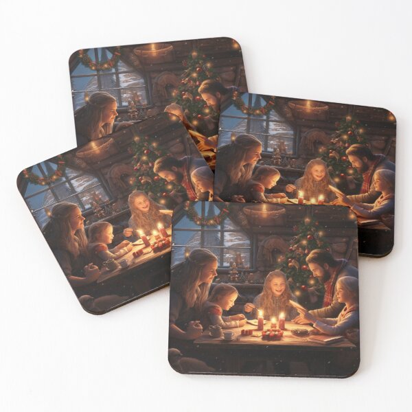 Item preview, Family Celebrating on Christmas Eve designed and sold by dcrc.