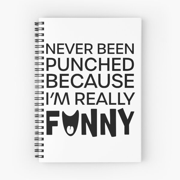 Item preview, Never Been Punched, Because I'm Really Funny designed and sold by bedenhart.