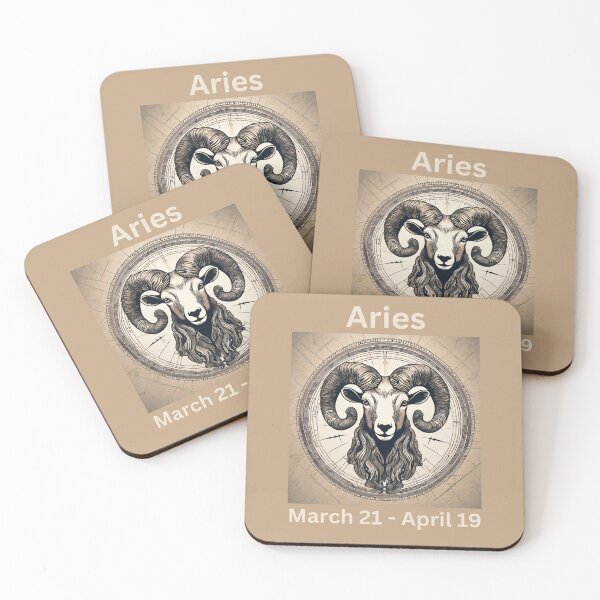 Item preview, Aries Astrological Starsign March21 April 19 - The Ram designed and sold by Barbara Burgess.
