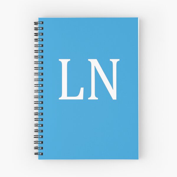 Artikelvorschau, LN-Initialen-Monogramm-elegante weiße Buchstaben entworfen und verkauft von Jeallan Designs.