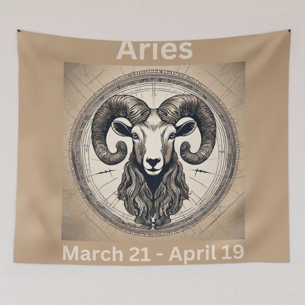 Item preview, Aries Astrological Starsign March21 April 19 - The Ram designed and sold by Barbara Burgess.