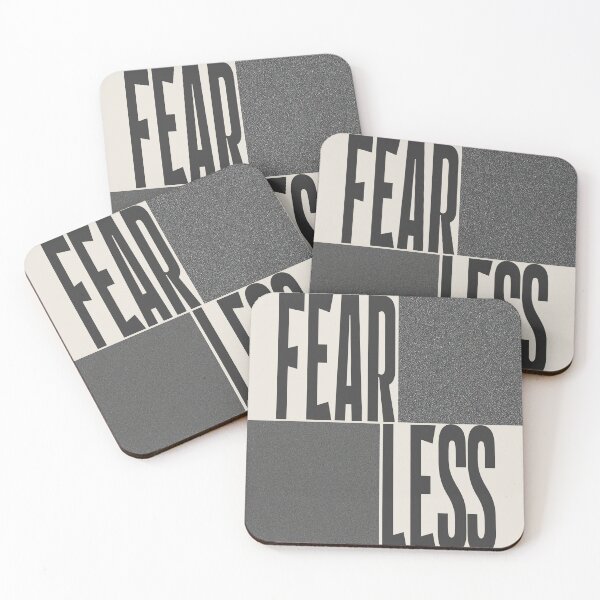 Item preview, Fearless/ Fear Less Motivational Quote designed and sold by baguettelier.