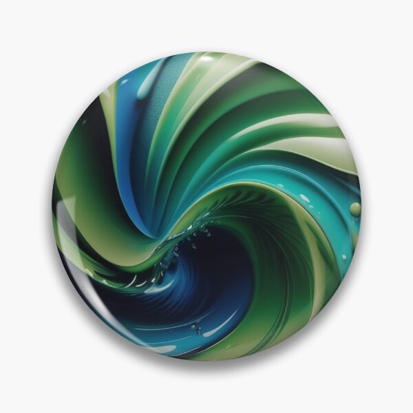 Item preview, Abstract Background Liquids Wave - Green-Blue - Edition 5 designed and sold by CharlieDesings.
